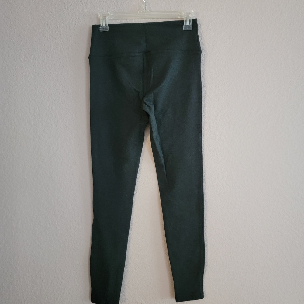 Max & Mia Ladies’ High Waist French Terry Legging Dark Olive NWT - Picture 6 of 8